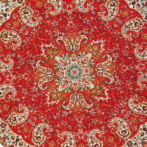 Termeh Luxury Tablecloth, Red Atlas Design (5 PCs) 10