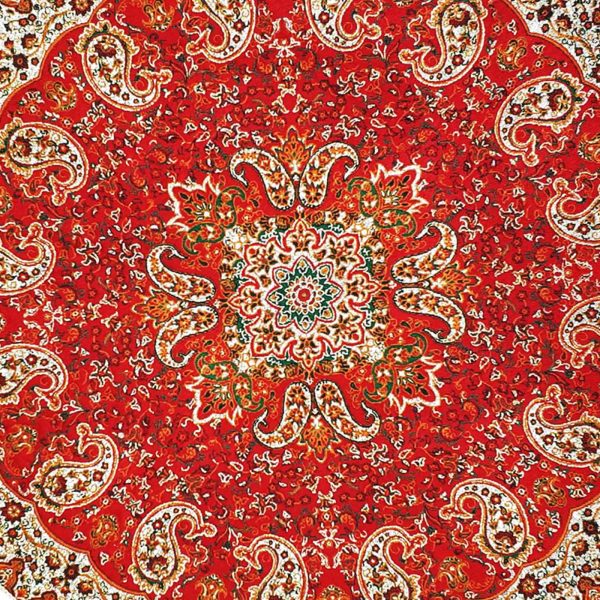Termeh Luxury Tablecloth, Red Atlas Design (5 PCs) 6
