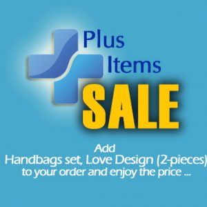 Handbags set, Love Design (2-pieces) 19