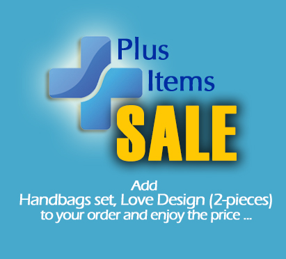 Handbags set, Love Design (2-pieces) 11