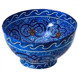 Minakari (Persian Enamel) Classy Bowl and Plate, Eden Design 6