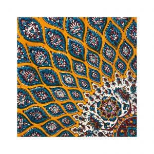 Persian Qalamkar ( Tapestry ) Tablecloth, Multi Colors Design 7