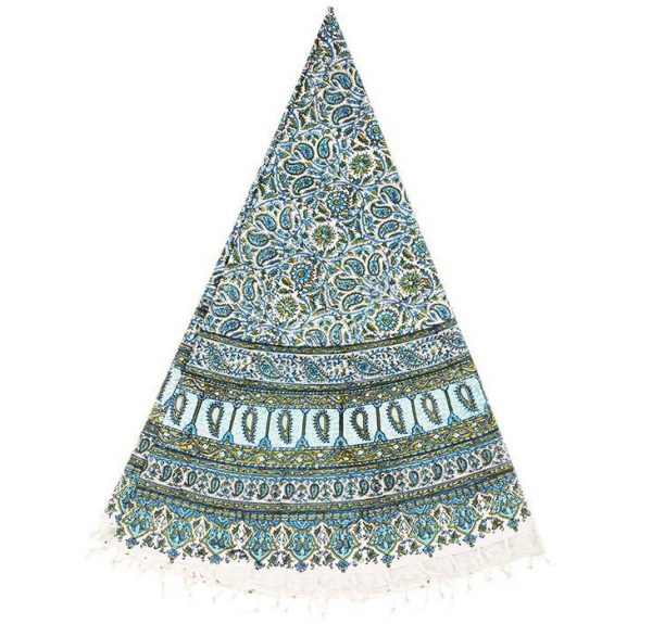 Persian Qalamkar ( Tapestry ) Tablecloth, Sky Garden Design 3