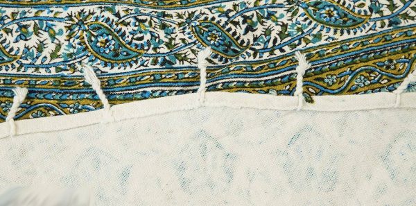 Persian Qalamkar ( Tapestry ) Tablecloth, Sky Garden Design 5