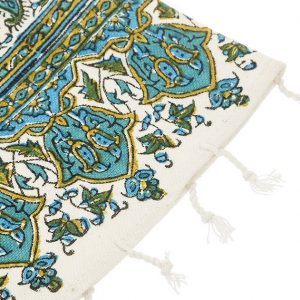 Persian Qalamkar ( Tapestry ) Tablecloth, Sky Garden Design 9