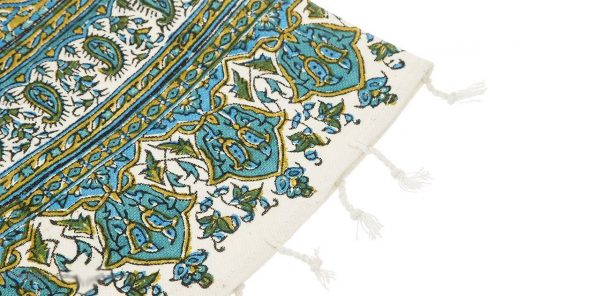 Persian Qalamkar ( Tapestry ) Tablecloth, Sky Garden Design 6