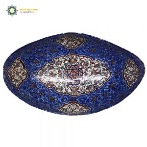 Persian Enamel (Minakari) Classy Bowl and Plate, Fly Design 8