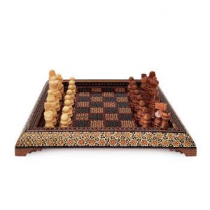 Persian Marquetry Chess Board Case, Eco Design 8