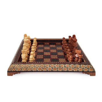 Persian Marquetry Chess Board Case, Eco Design 5