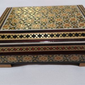 Persian Marquetry Khatam Kari Eastern Ring Box 13