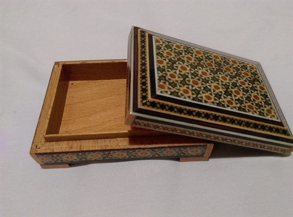 Persian Marquetry Khatam Kari Eastern Ring Box 8