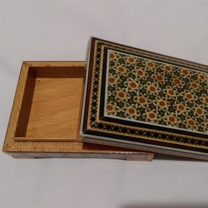 Persian Marquetry Khatam Kari Eastern Ring Box 16