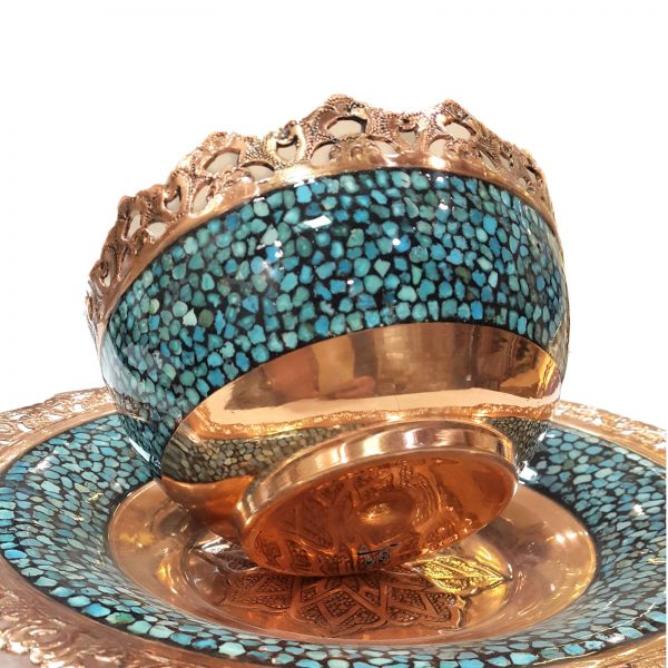Turquoise Classy Bowl and Plate, Eden Design 2
