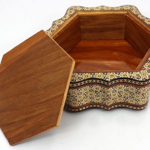 Persian Marquetry Khatam Kari Candy Box, Diamond Design 17