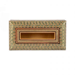 Persian Marquetry Spoon & Fork Box and Tissue Box Set, King Design 8