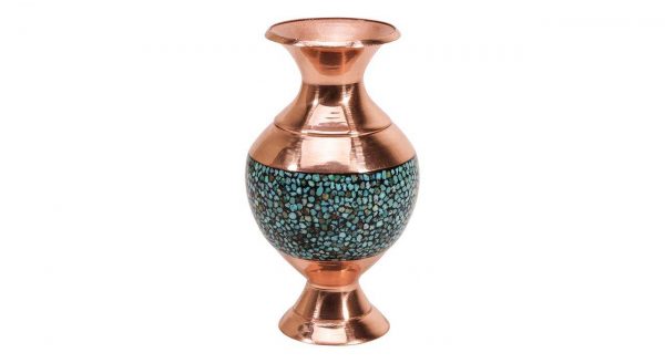 Persian Turquoise Flower Vase, Alexander Design 3