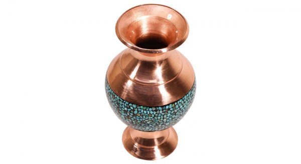 Persian Turquoise Flower Vase, Alexander Design 4