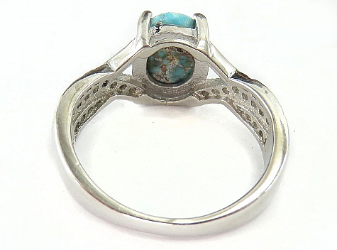 Silver Ring, Cleopatra Design 6