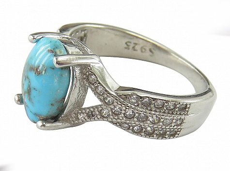 Silver Ring, Cleopatra Design 8