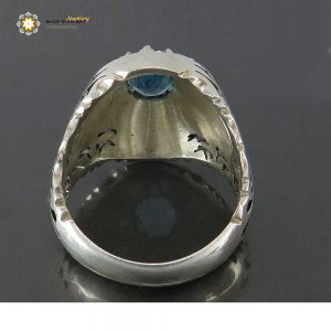 Topaz Gemstone & Silver Ring, King Design 9