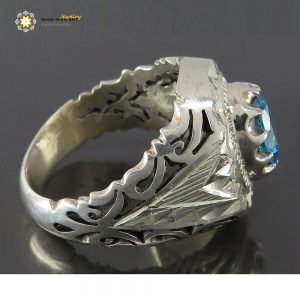 Topaz Gemstone & Silver Ring, King Design 10