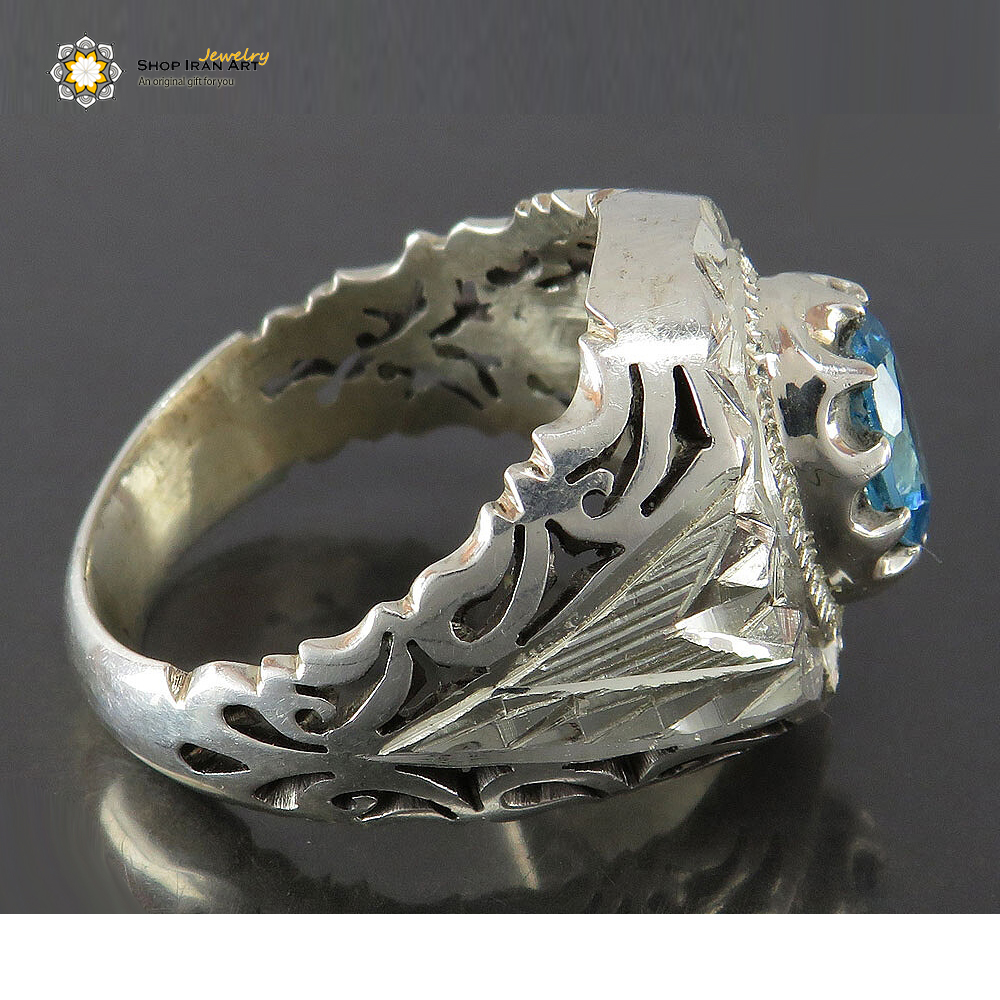 King's Gem Men Ring - Sterling Silver