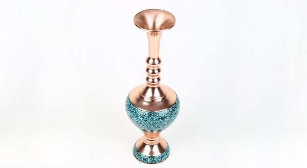 Persian Turquoise Flower Vase, Spirit Design 3