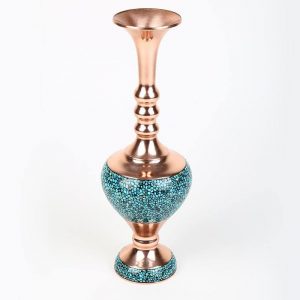 Persian Turquoise Flower Vase, Spirit Design 11