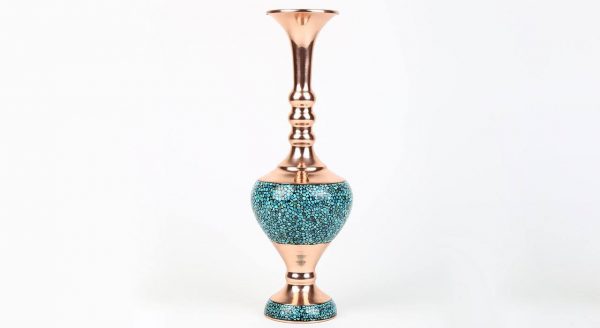 Persian Turquoise Flower Vase, Spirit Design 3