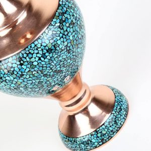 Persian Turquoise Flower Vase, Spirit Design 15