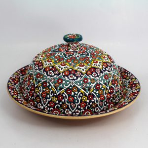 Enamel on pottery Classy Look Luxurious Dish, Viva Design 6