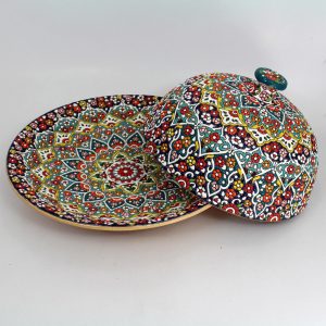 Enamel on pottery Classy Look Luxurious Dish, Viva Design 7