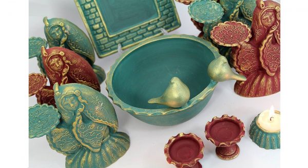 Haft-sin Decoration Set, Pottery Design 4