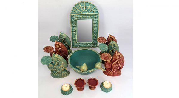 Haft-sin Decoration Set, Pottery Design 8