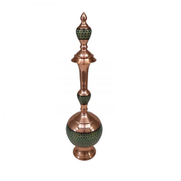 Khatam Marquetry on Copper Decanter Privileged, Diamond Design 4
