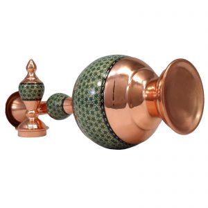 Khatam Marquetry on Copper Decanter Privileged, Diamond Design 8