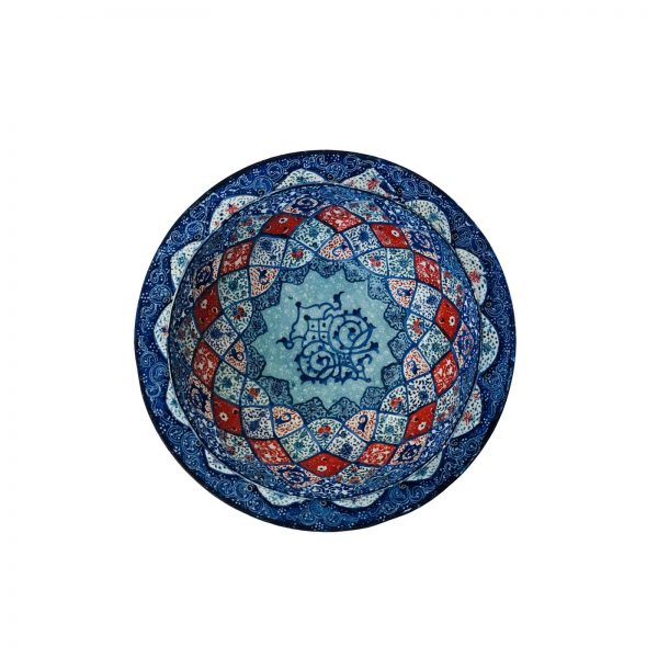 Minakari Persian Enamel Classy Bowl and Plate Modern Design 4