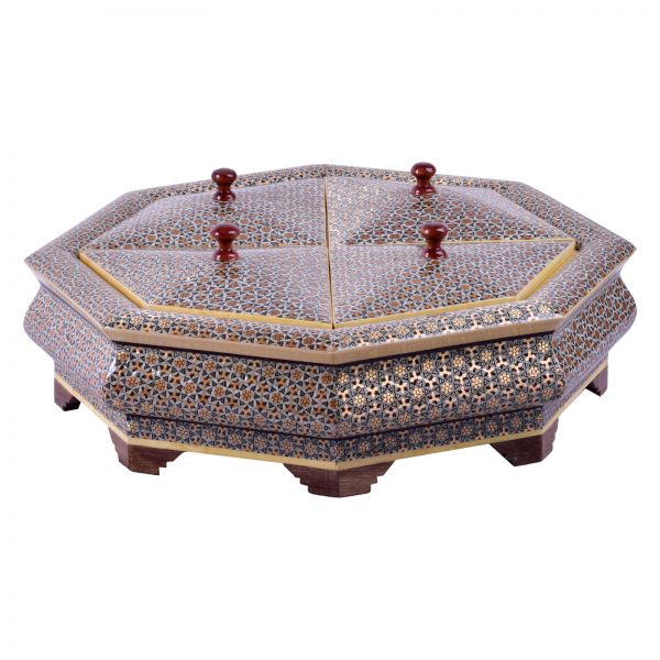 Persian Marquetry Khatam Kari Candy Box, Guest Design 3