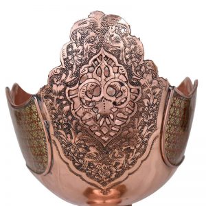 Persian Marquetry Khatam Kari Chalice Copper, Spring Design 6