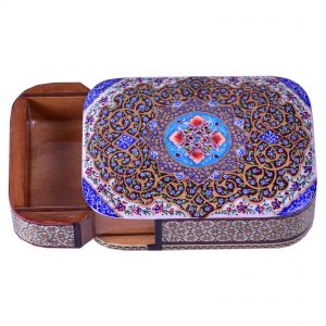 Persian Marquetry Khatam Kari Jewelry Box, Spring Design 7
