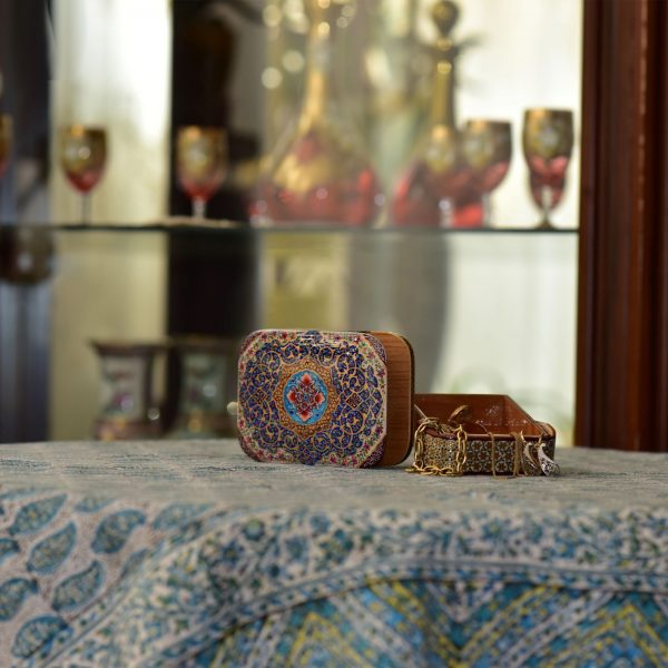 Persian Marquetry Khatam Kari Jewelry Box, Spring Design 5