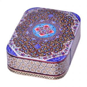 Persian Marquetry Khatam Kari Jewelry Box, Spring Design 9