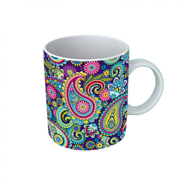 Persian Mug, Abstract Cedar Design 3