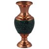 Persian Turquoise flower vase, Spring Design 1
