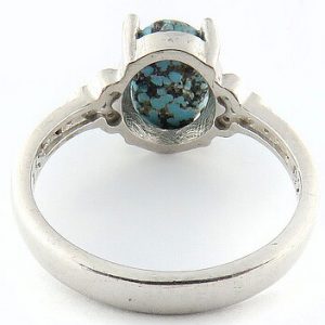 Silver Turquoise Ring, Belleza Design 11