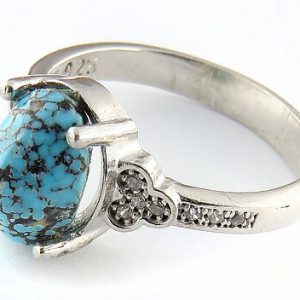Silver Turquoise Ring, Belleza Design 13