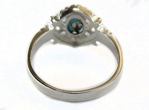 Silver Turquoise Ring, Global Design 8