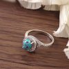 Silver Turquoise Ring, Helga Design 1