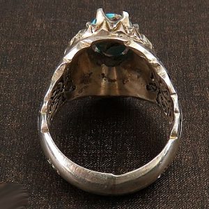 Silver Turquoise Ring, Hero Design 11