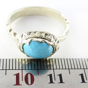 Silver Turquoise Ring, Lux Design 11